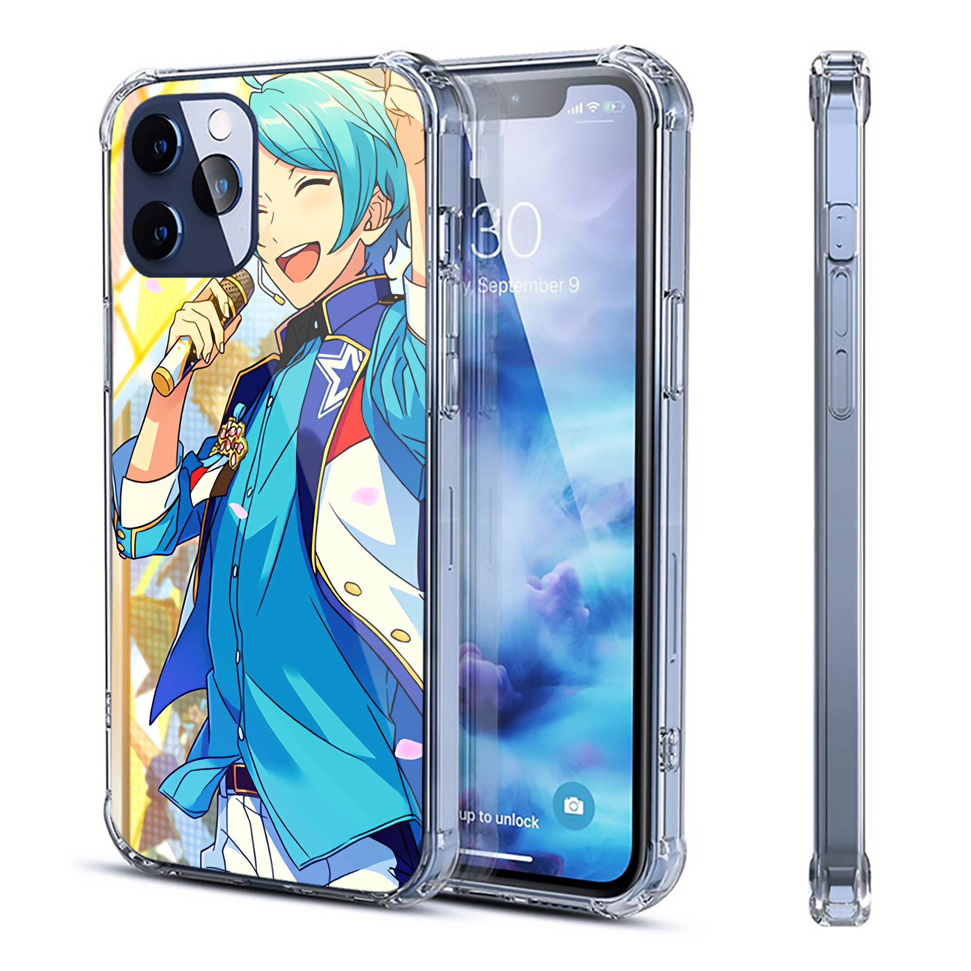 （画像用） あんさんぶるスターズ! Ensemble Stars 【iPhone 12シリーズ対応】透明スマホケース（クリアソフトケース）
